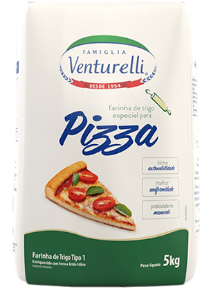 Farinha de Trigo para Pizza Venturelli 5Kg - 5 Unidades